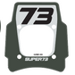 Front Headlight plate Replica decal For Super73 Rx / Adventure series