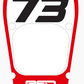 Front Headlight plate Replica decal For Super73 Rx / Adventure series