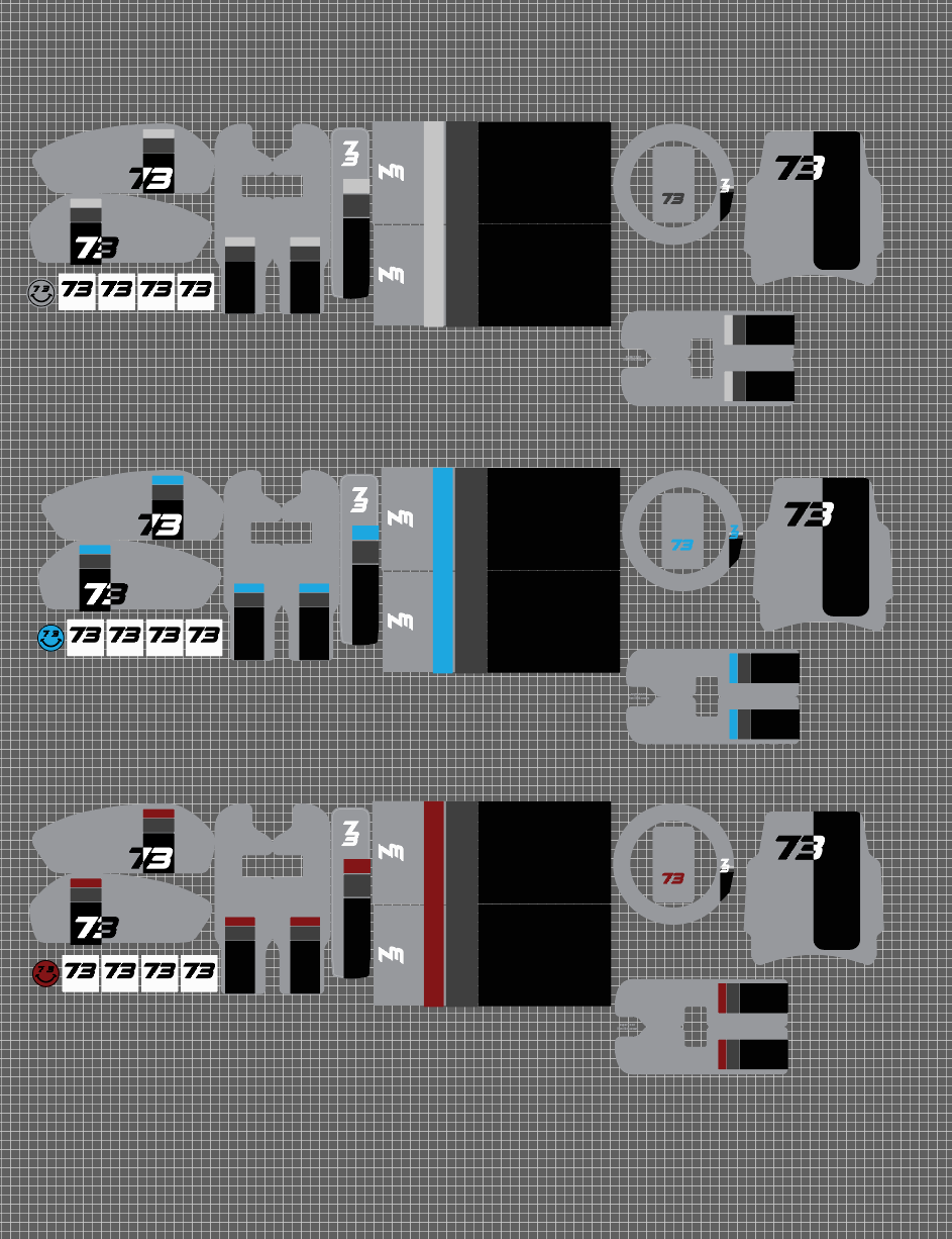 C1X style Replica decal kit for Super 73 RX