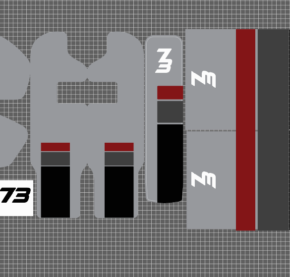 C1X style Replica decal kit for Super 73 RX