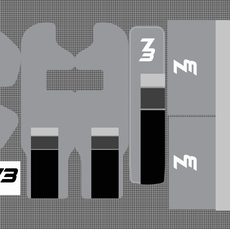 C1X style Replica decal kit for Super 73 RX