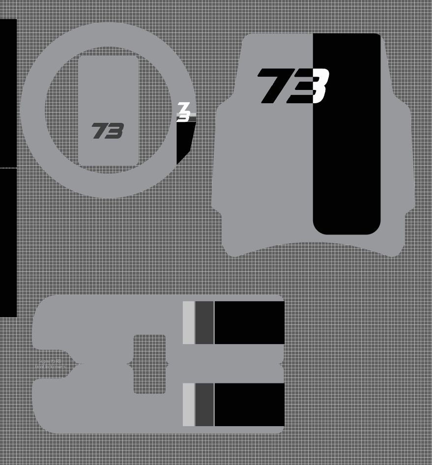 C1X style Replica decal kit for Super 73 RX