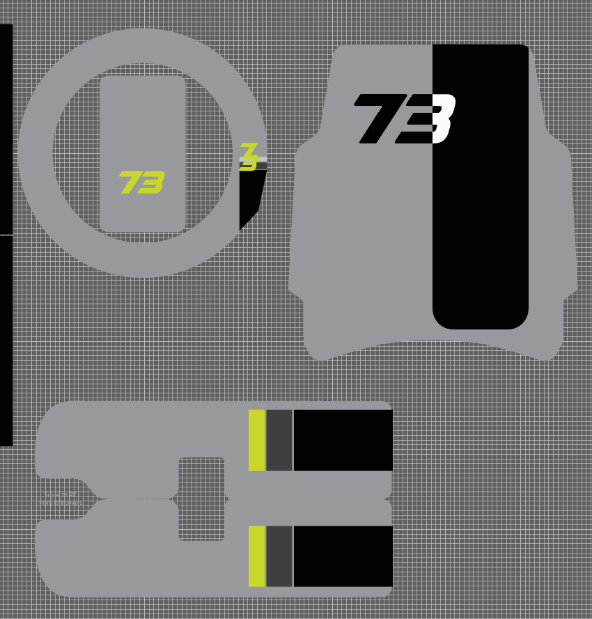 C1X style Replica decal kit for Super 73 RX