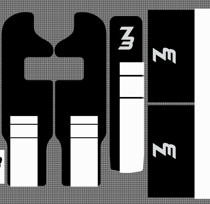 C1X style Replica decal kit for Super 73 RX