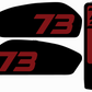 Adventure style 3pc battery Replica decals for Super 73 R / Rx / S2