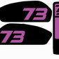 Adventure style 3pc battery Replica decals for Super 73 R / Rx / S2