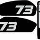 Adventure style 3pc battery Replica decals for Super 73 R / Rx / S2