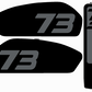 Adventure style 3pc battery Replica decals for Super 73 R / Rx / S2