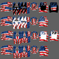 MERICA' decal kit Super 73 RX / R / (New S2 adventure)