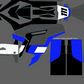 Retro V2 Blue & Dk. Grey for Talaria MX3 / Talaria R Mx4 / Decal set