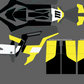 Retro V2 Yellow & Dk. Grey for Talaria MX3 / Talaria R Mx4 / Decal set