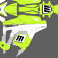 Retro Neonish yellow & grey for Talaria MX3 / Talaria R Mx4 / Graphics Decal set