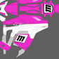 Retro Pink & grey for Talaria MX3 / Talaria R Mx4 / Graphics Decal set