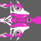 Retro Pink & grey for Talaria MX3 / Talaria R Mx4 / Graphics Decal set