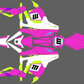 Retro Pink & Neonish yellow for Talaria MX3 / Talaria R Mx4 / Graphics Decal set