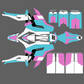 Retro V2 Pink & Baby blue for Talaria MX3 / Talaria R Mx4 / Decal set