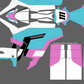 Retro V2 Pink & Baby blue for Talaria MX3 / Talaria R Mx4 / Decal set