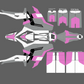 Retro V2 Pink & Grey for Talaria MX3 / Talaria R Mx4 / Decal set