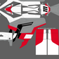 Retro V2 Red & Grey for Talaria MX3 / Talaria R Mx4 / Decal set