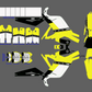 Classic Yamaha 60th anniversary  Yellow & Black for Sur Ron Segway / Decal set