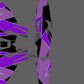Geometric Camo Purple / Light Purple Pink-ish / Black  for Sur Ron, Segway / Decal set