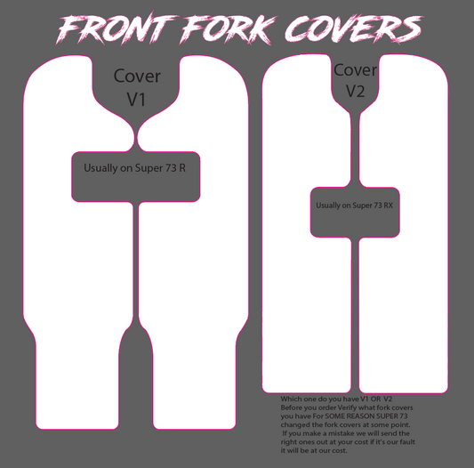 Fork protector decal for Super 73 RX/ R (New S2 adventure)