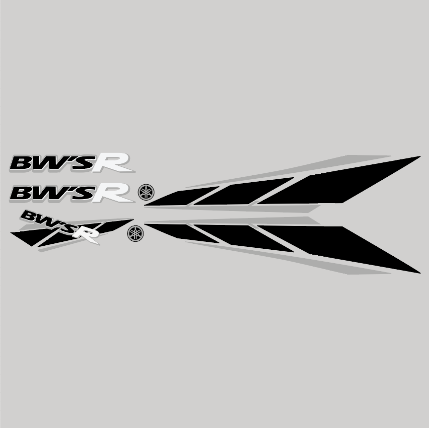 Yamaha BWS-R Decal 2001 with rear Graphic