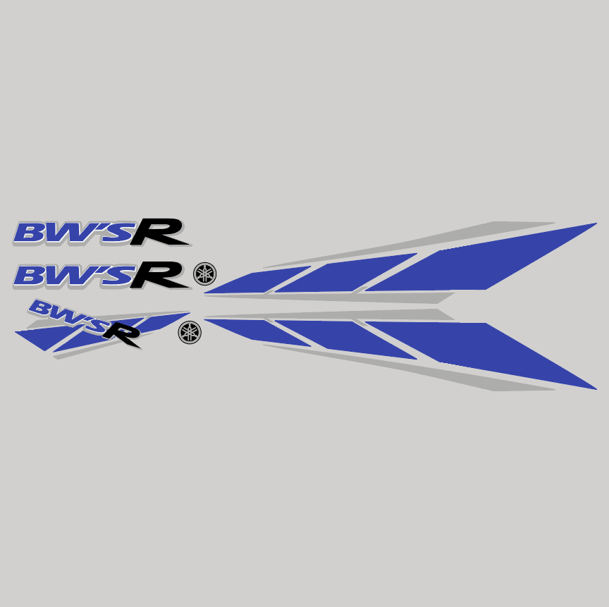 Yamaha BWS-R Decal 2001 with rear Graphic