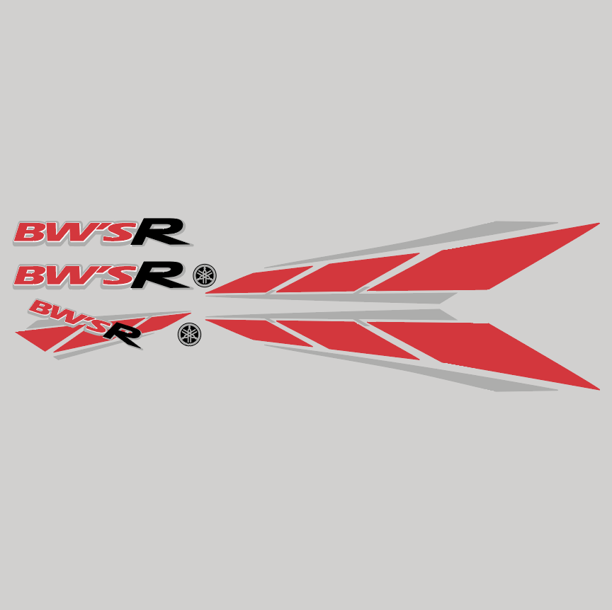 Yamaha BWS-R Decal 2001 with rear Graphic