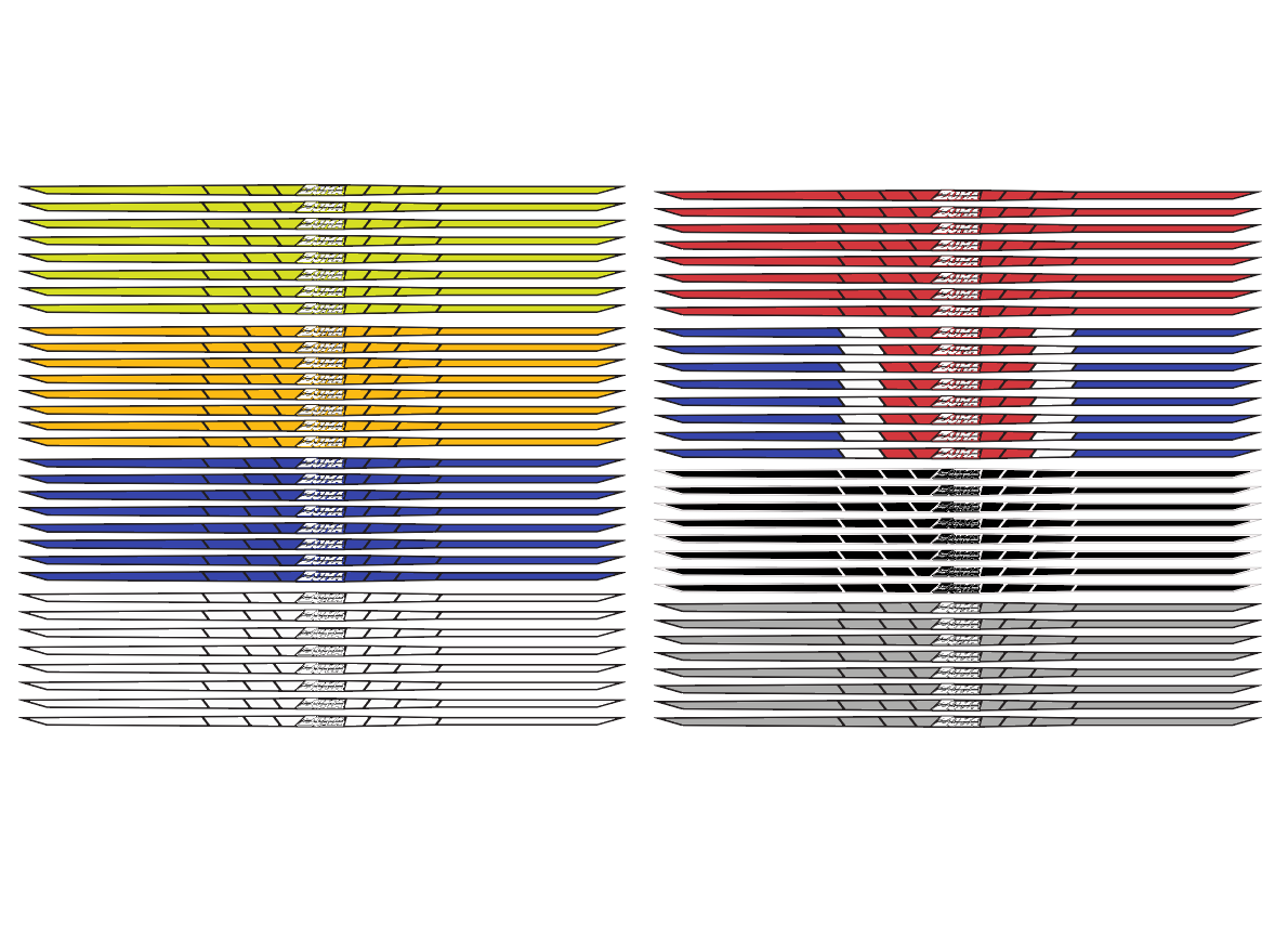 Yamaha Zuma Wheel stripes "Rim Tape" V1