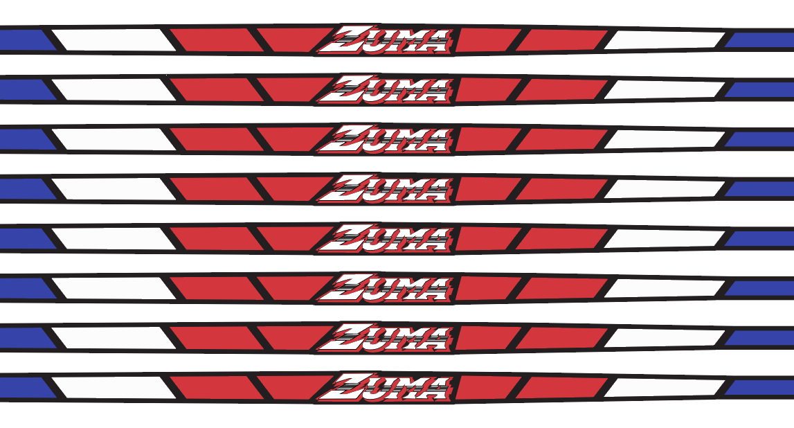 Yamaha Zuma Wheel stripes "Rim Tape" V1