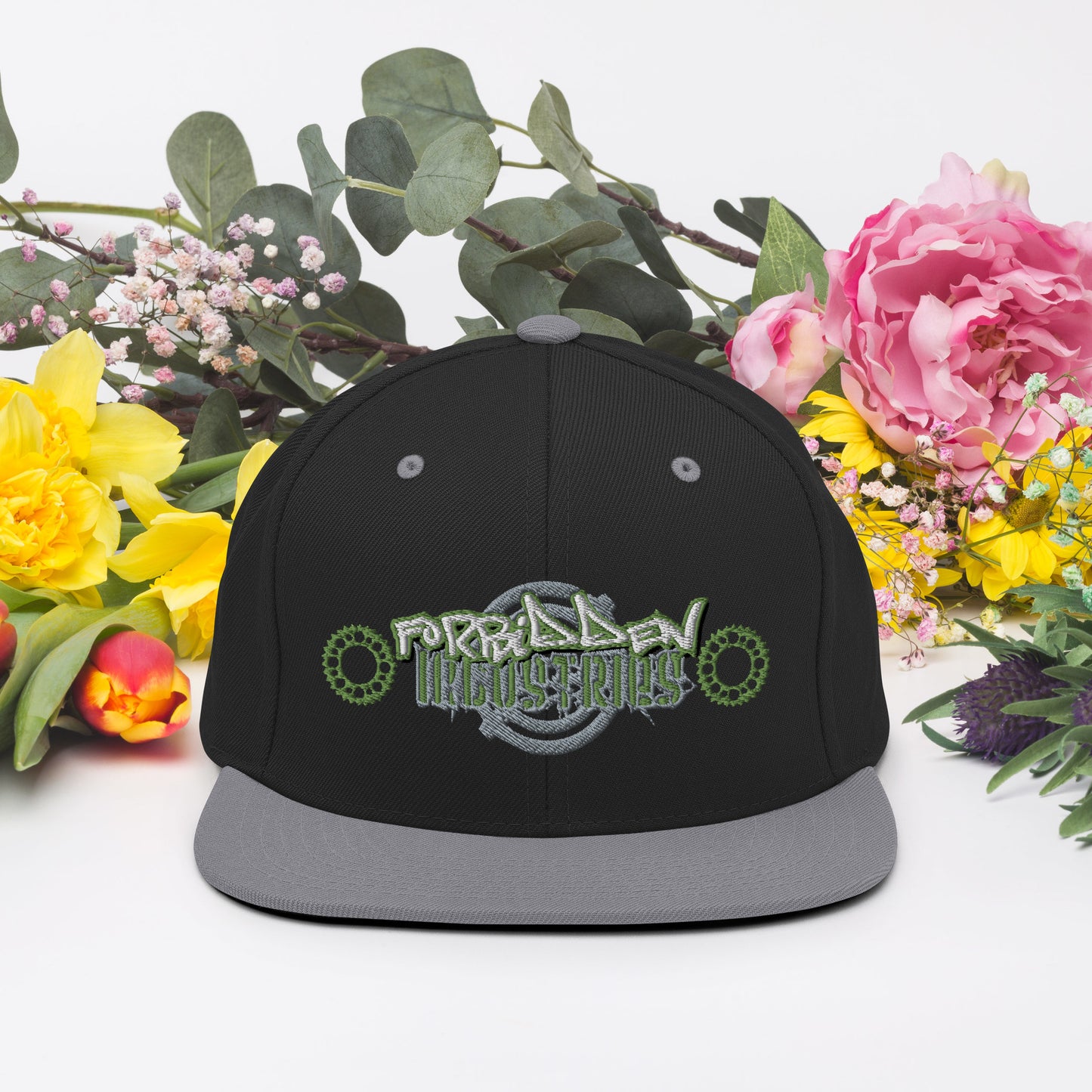 Forbidden Industries Green and Grey SnapBack Hat