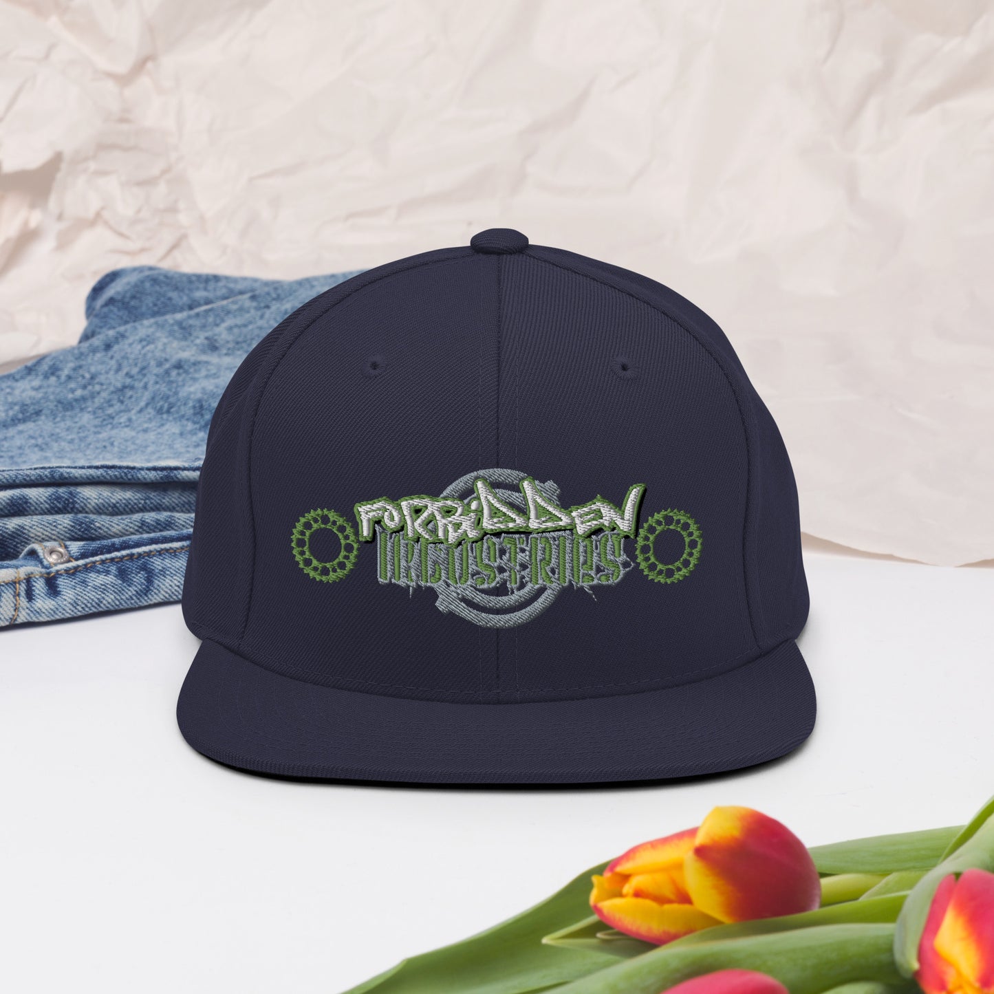 Forbidden Industries Green and Grey SnapBack Hat