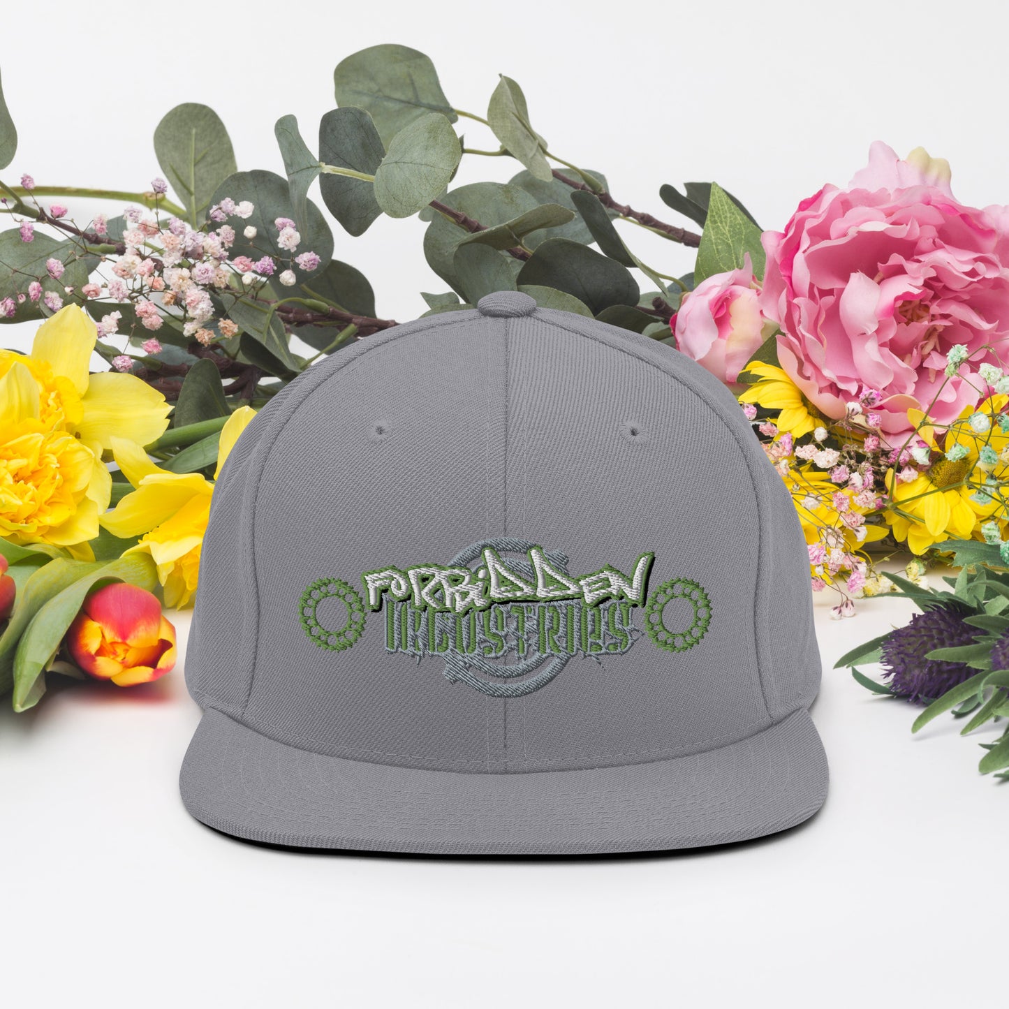 Forbidden Industries Green and Grey SnapBack Hat