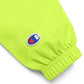 Forbidden industries Neon yellow Embroidered Champion Packable Jacket