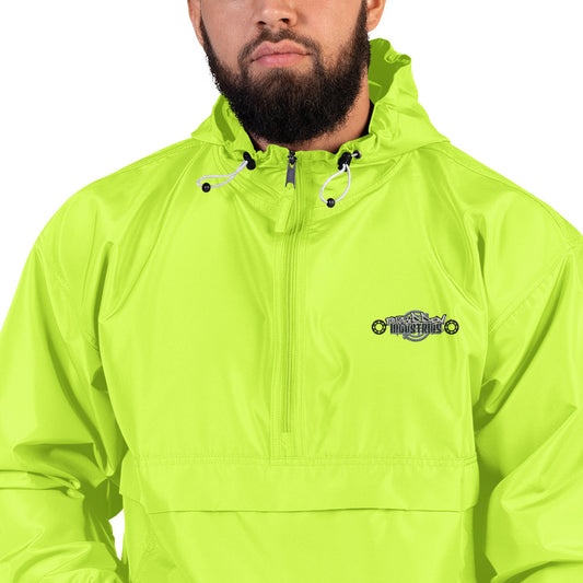 Forbidden industries Neon yellow Embroidered Champion Packable Jacket