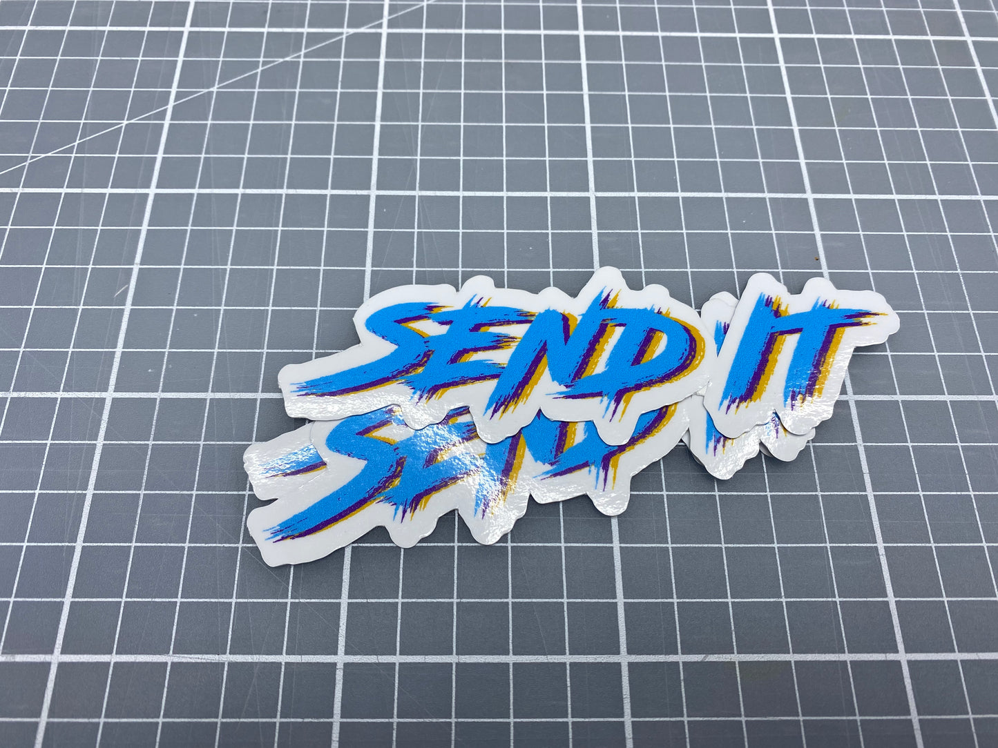 Send it Sticker (Tri color Sketch)