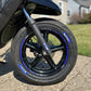 Yamaha Zuma Wheel stripes Directional "Rim Tape" V2