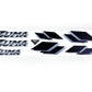 Yamaha Zuma Decal 89-01 with rear squares