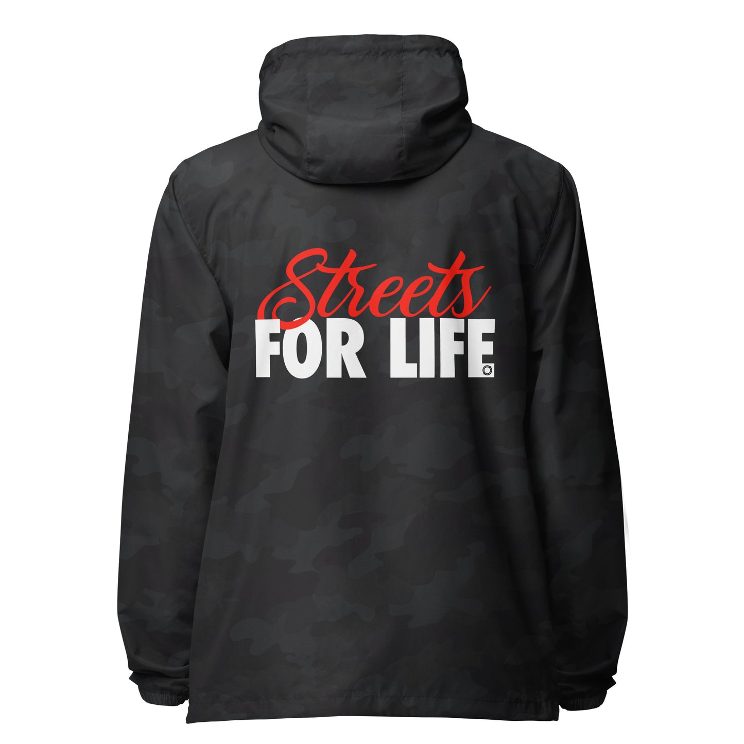 Streets  for life Unisex lightweight zip up windbreaker