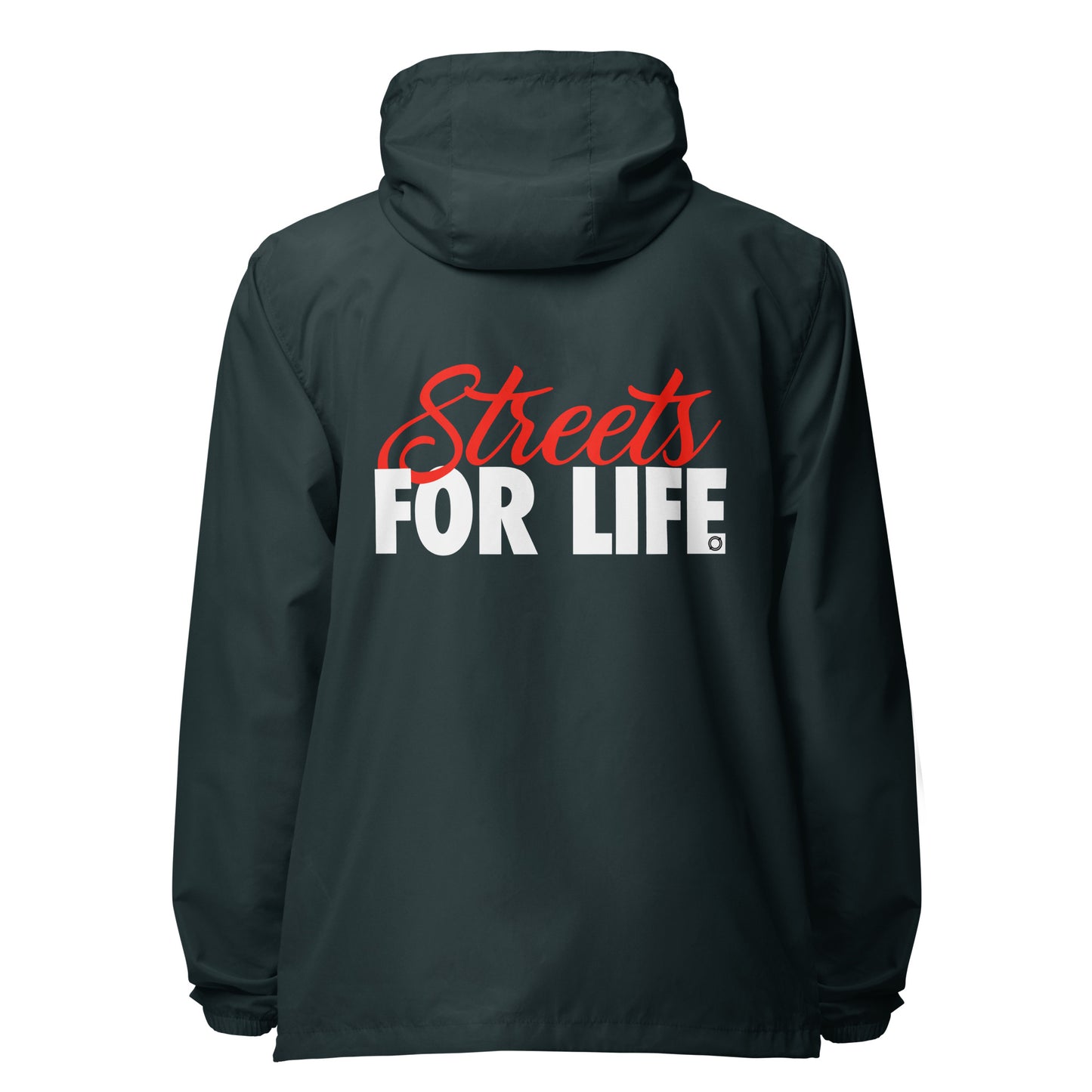 Streets  for life Unisex lightweight zip up windbreaker