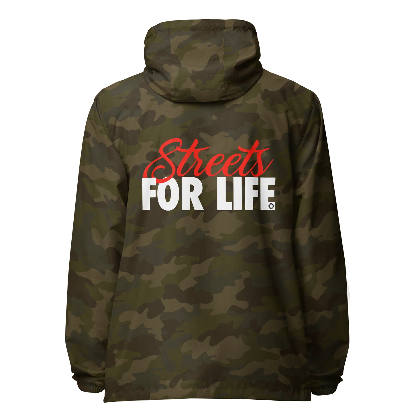 Streets  for life Unisex lightweight zip up windbreaker