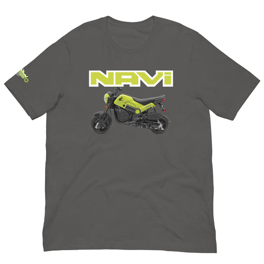 Grasshopper Green Honda Navi Motorcycle T-shirt