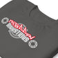 Forbidden Industries Gear Red, grey, white logo t-shirt