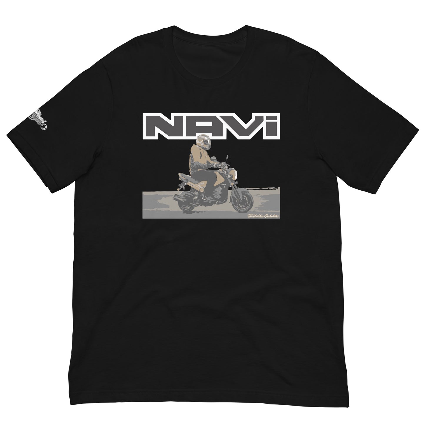 Nut Brown Honda Navi Motorcycle rolling T-shirt