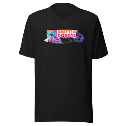 Driftin, Donuts Dunkin style T-shirt | TE37 | Nissan s13, drifting