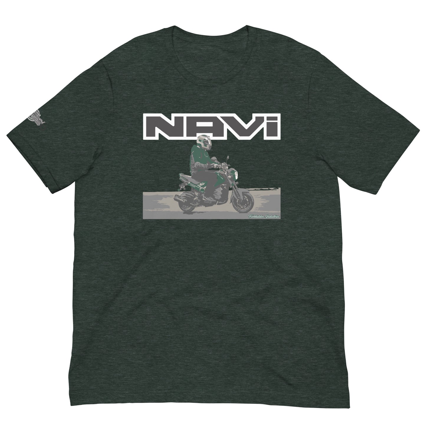 Ranger Green Honda Navi Motorcycle rolling t-shirt