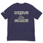 Black Honda Navi Motorcycle rolling T-shirt