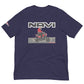 Red Honda Navi Motorcycle rolling t-shirt