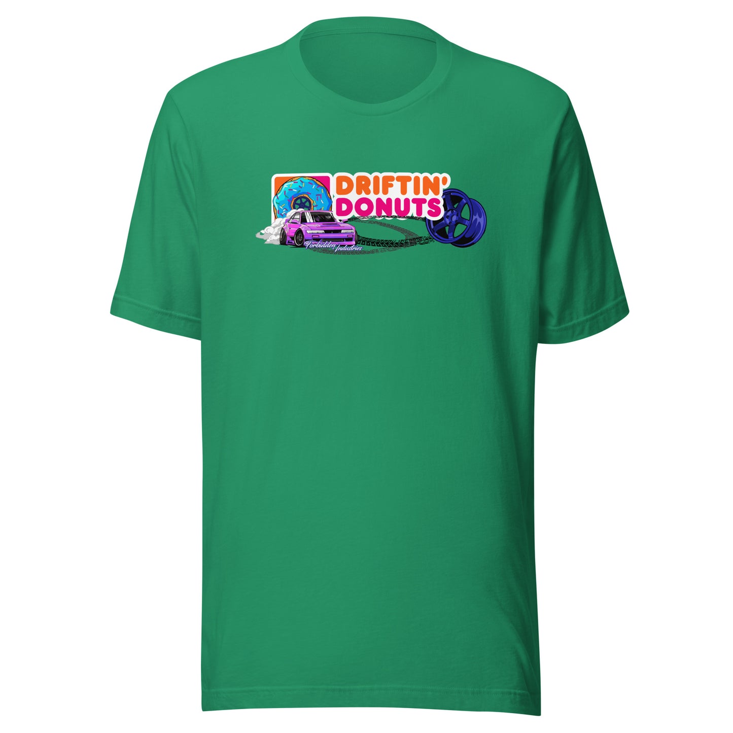 Driftin, Donuts Dunkin style T-shirt | TE37 | Nissan s13, drifting